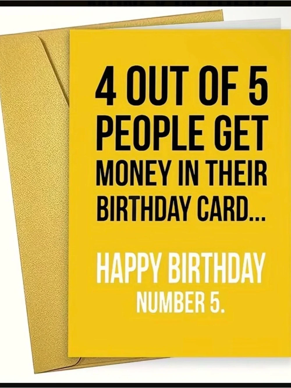 Funny Money Birthday Card